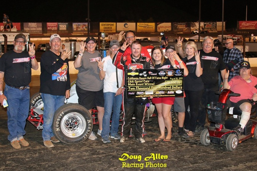 R.J. JOHNSON ADDS PERRIS USAC/CRA CALIFORNIA RACERS HALL OF FAME NIGHT TO RESUME