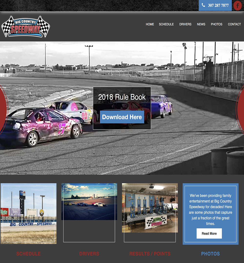 Big Country Speedway Unveils New Website