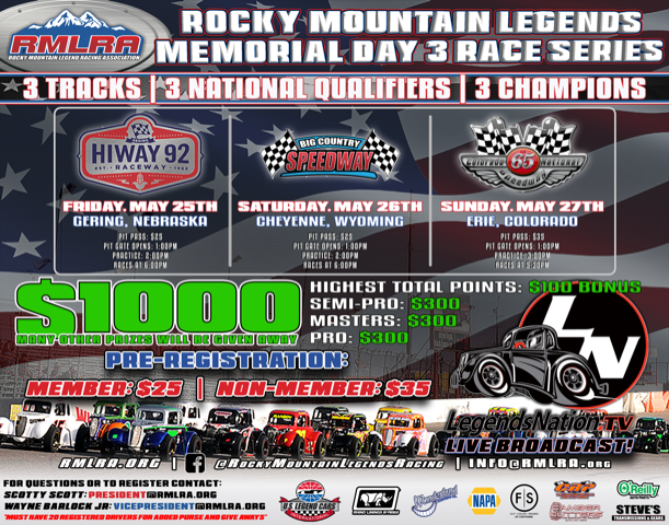 Legends TV to air Rumble in the Rockies