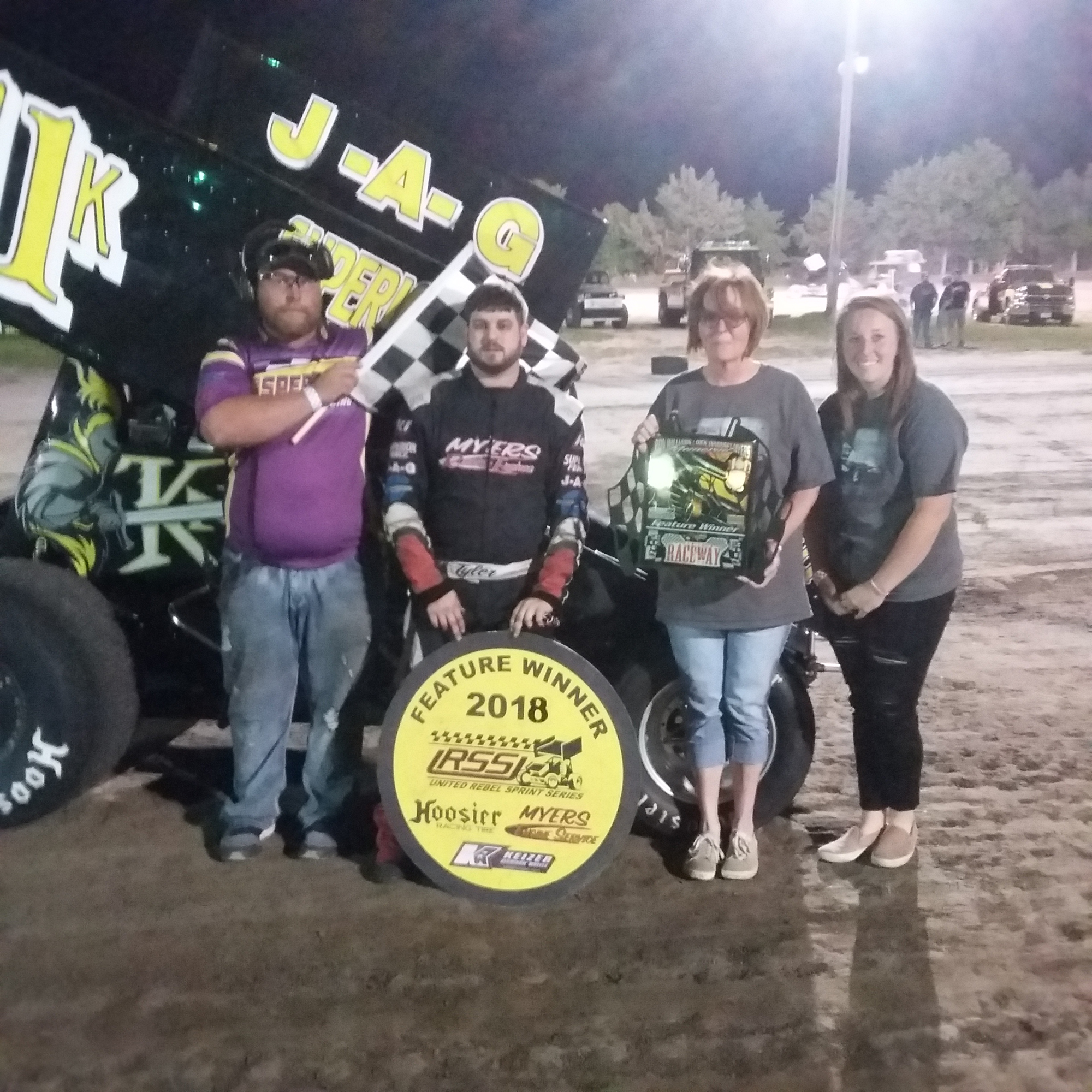 Knight Shines in Lincoln County Raceway Stop for URSS