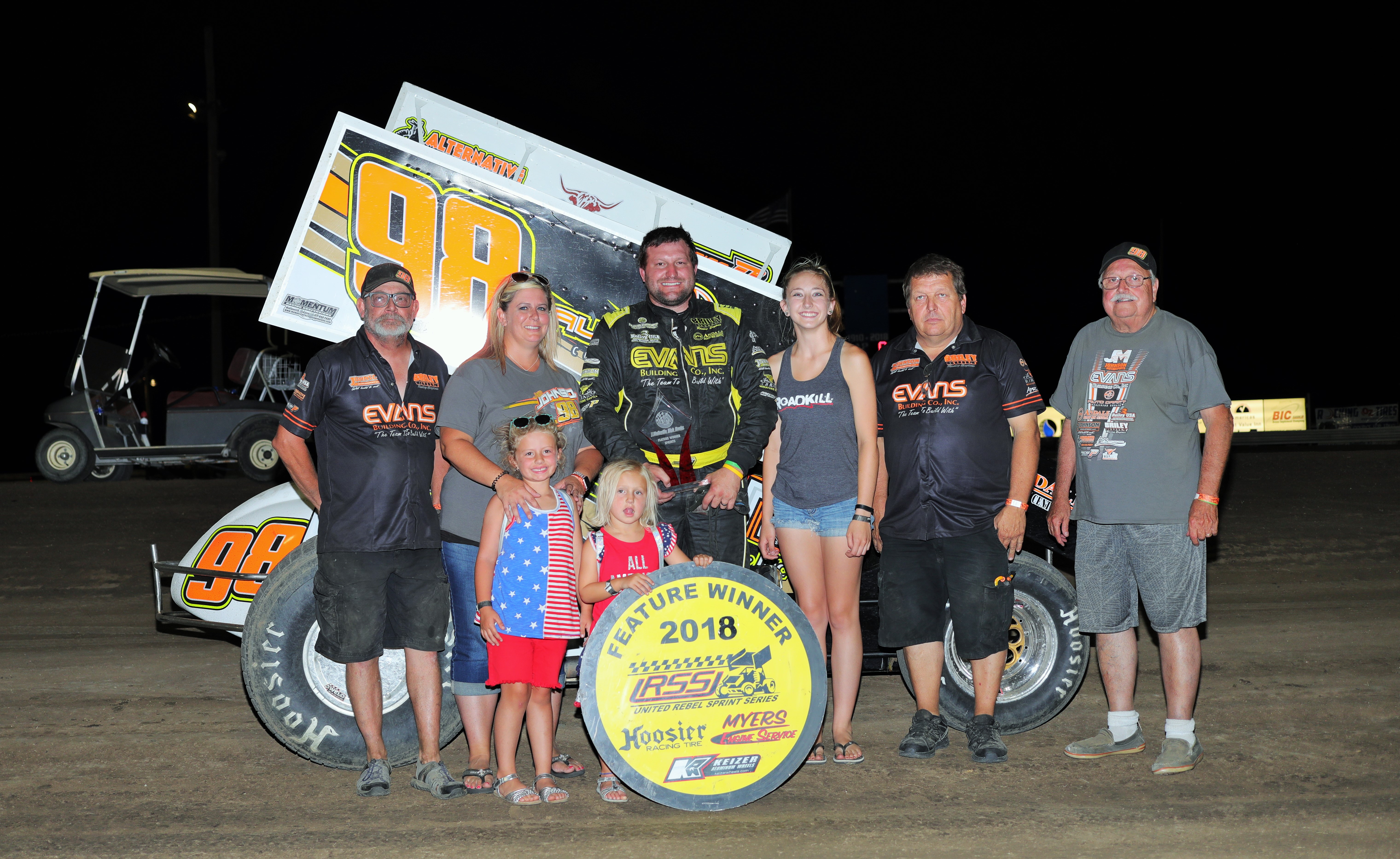 J.D. Johnson Cruises to URSS Victory Atop the Belleville High Banks!