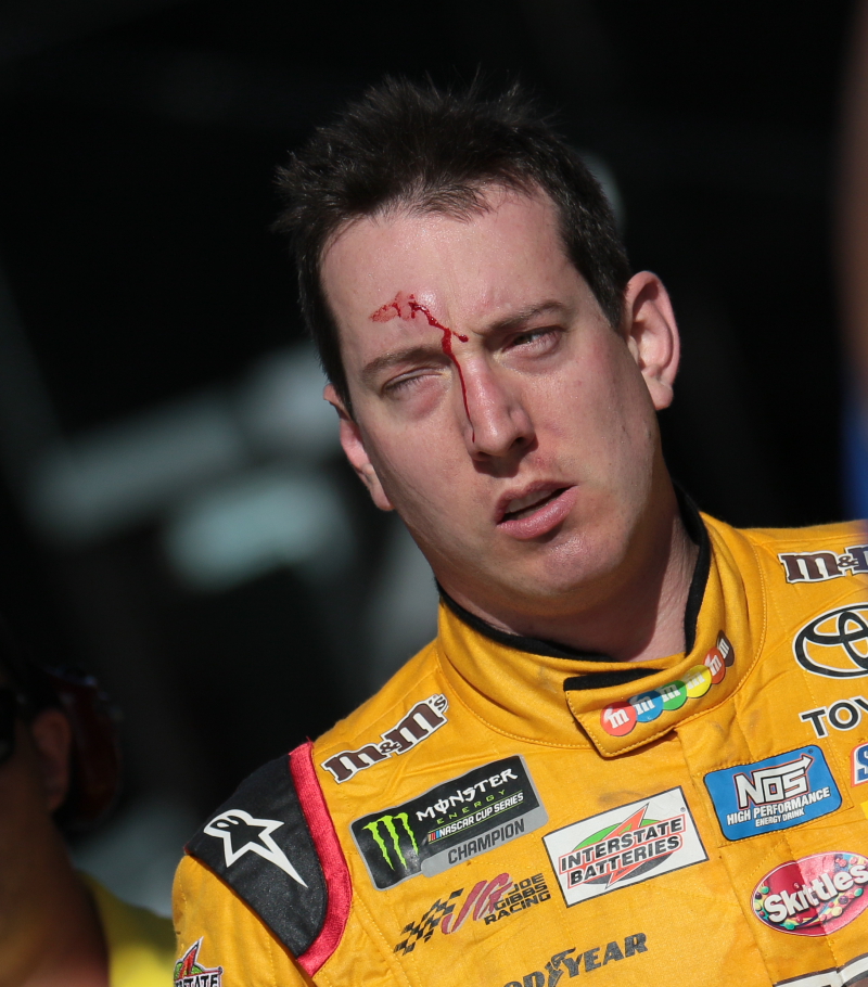 Fan Reportedly Tries To Fight Kyle Busch After Wrecking Martin Truex