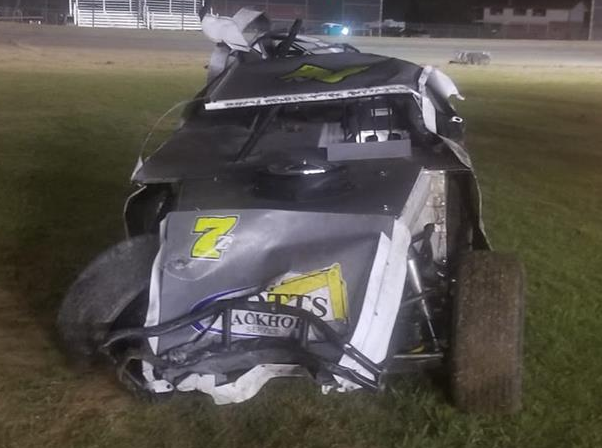 Crash Puts A Halt To Season Opener At Siskiyou Golden Speedway