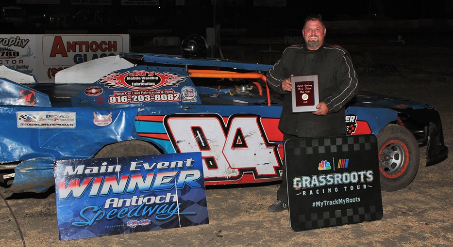 Hammer Scores Thrilling First Career Win At Antioch Speedway