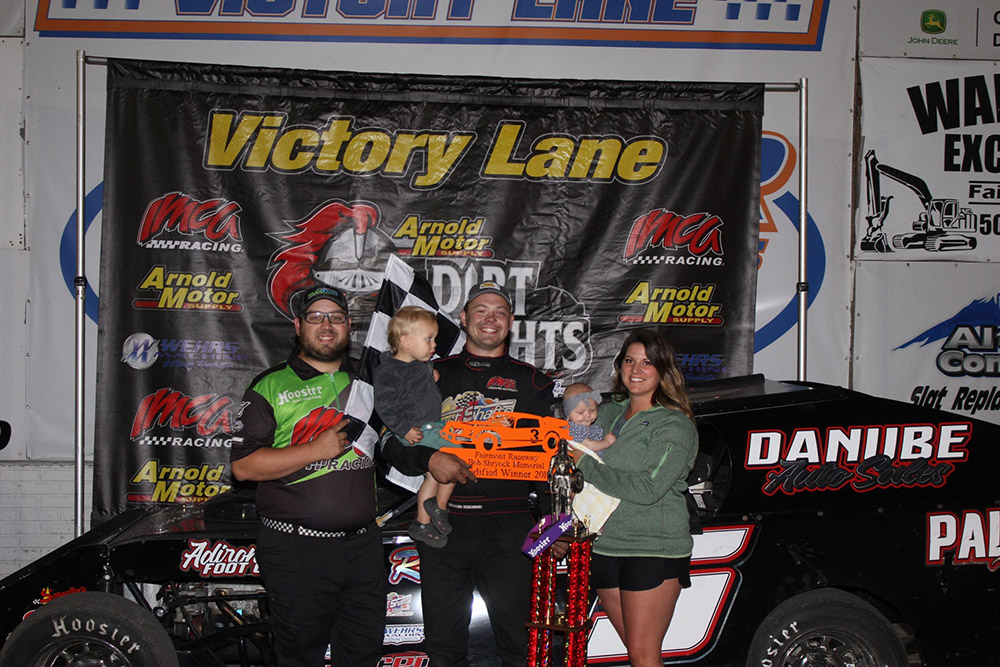 Arnold Motor Supply Dirt Knights checkers are Minnesota first, Beckendorf is Fairmont winner