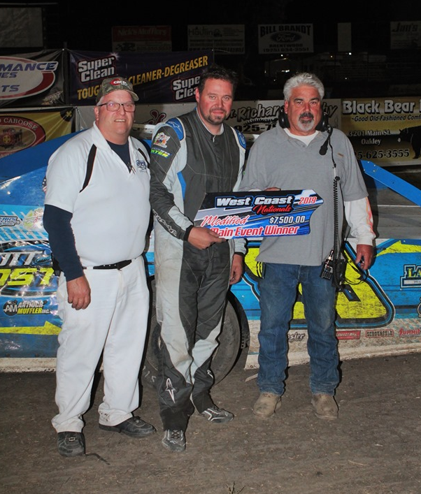 Chadwick Wins $7,500 West Coast Nationals At Antioch Speedway