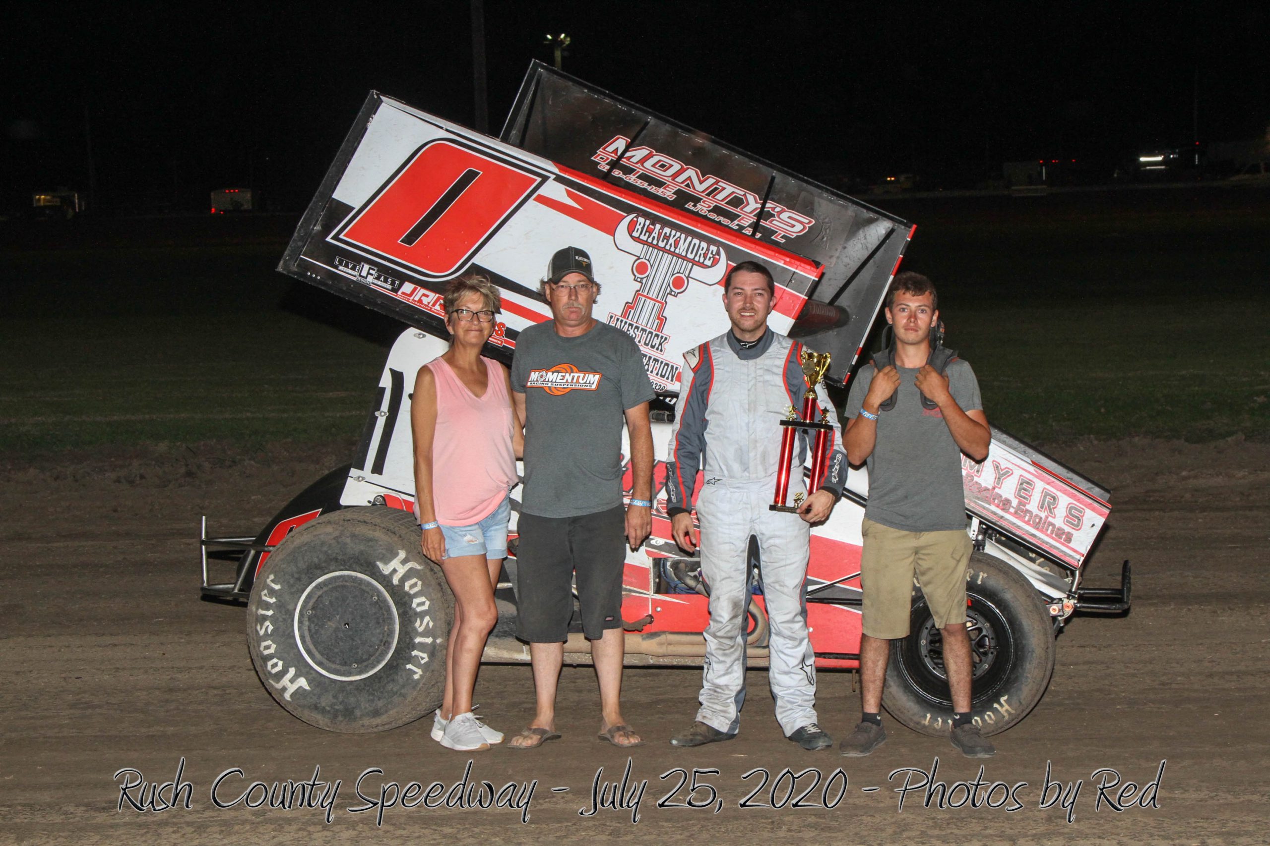 Steven Richardson Claims URSS Victory with Last Lap Pass at Rush Co. Speedway