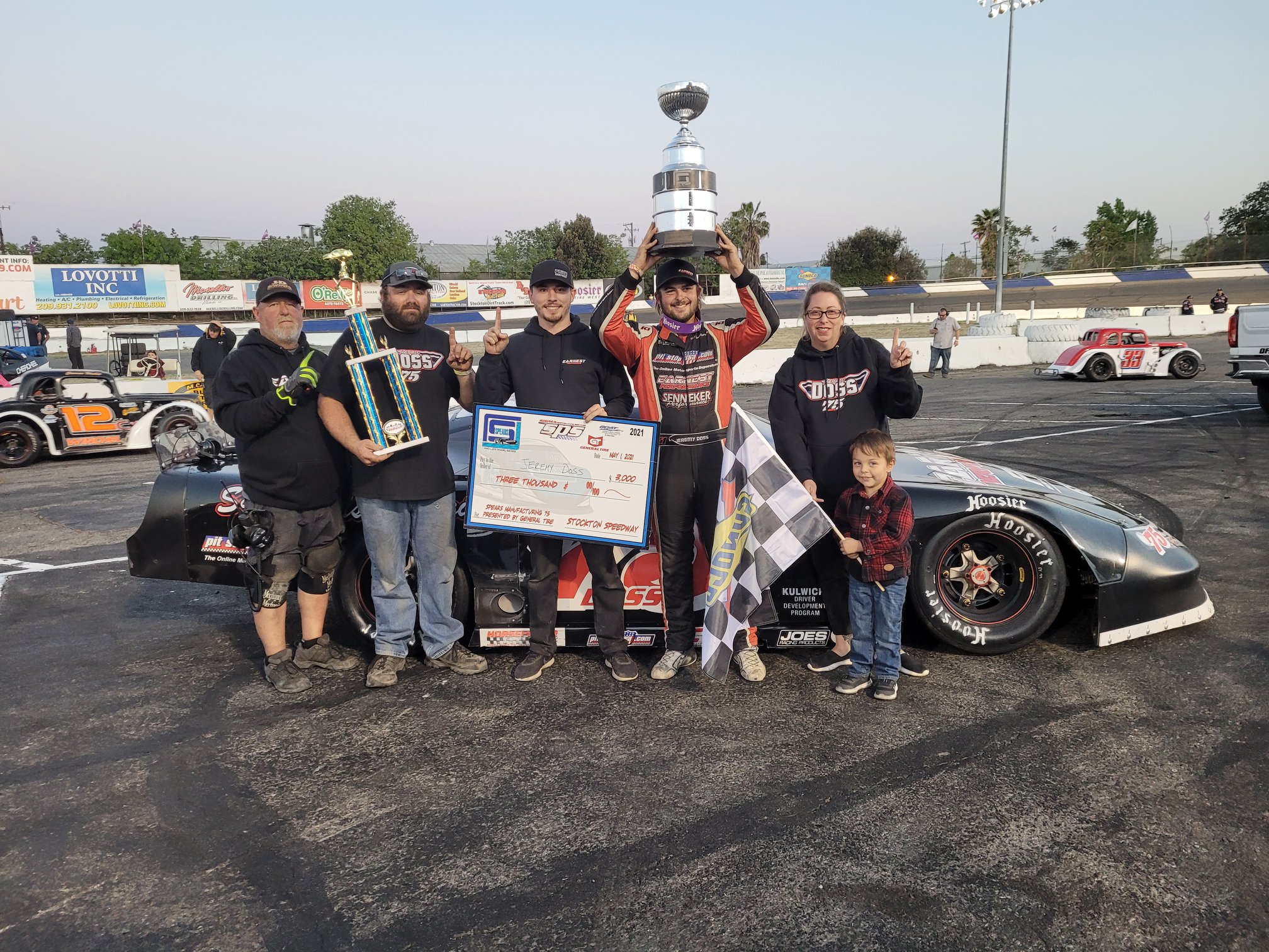 Doss Tops SPEARS Pro Late Model at Stockton 99 Speedway