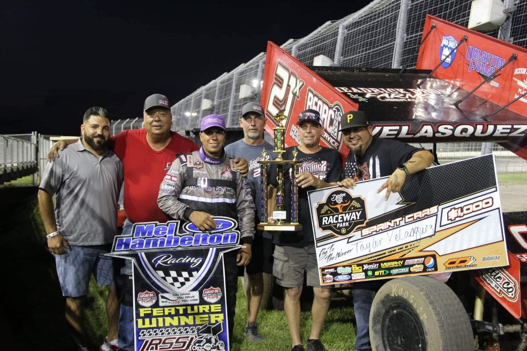 Taylor Velasquez Victorious With United Rebel Sprint Series at Dodge City