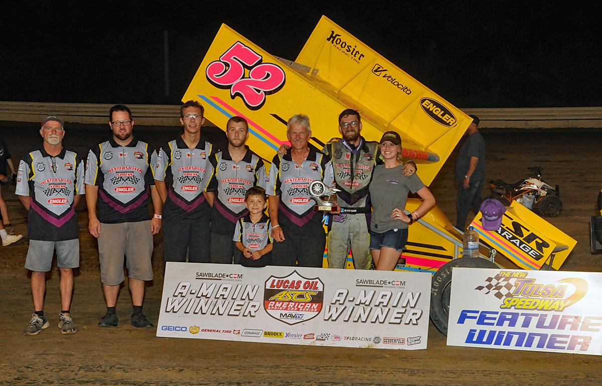 Blake Hahn Charges To Victory At Tulsa Speedway